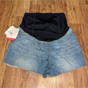 Women's Isabel Maternity Jean Shorts Size 4
